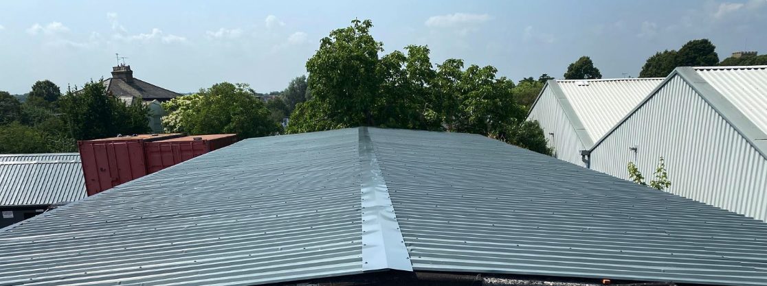 Finished clad roof
