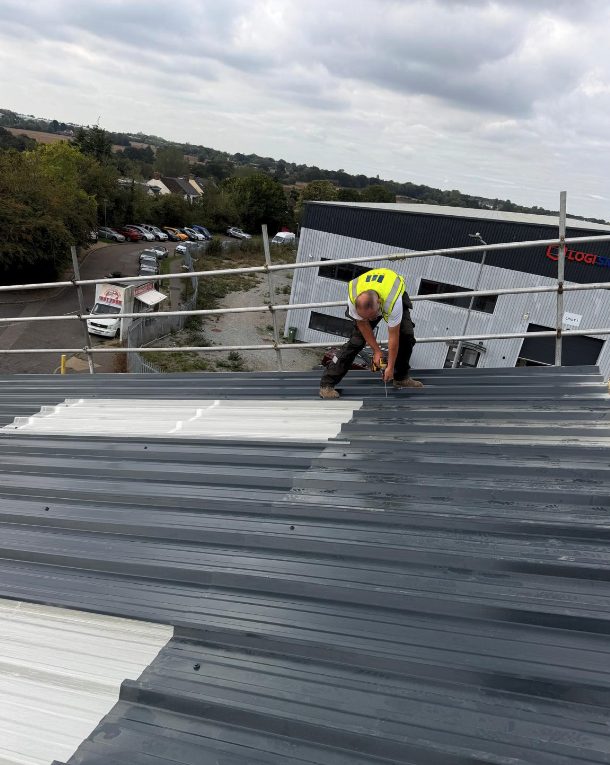 Roof sheet installation